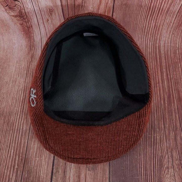 Outdoor Research Pub Cap Mens Size S/M Ear Flaps Wool Blend Brown Winter Hat - Picture 10 of 15